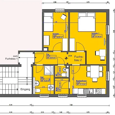 Apartament Zum Fuchsbau *